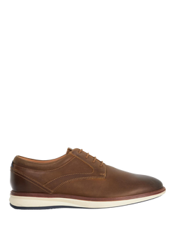 Dune London Brydon Leather Shoes, Brown, Brown
