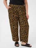 KAFFE Curve Molly Ami Leopard Print Trousers