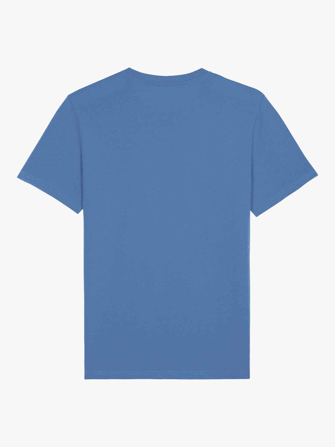Product image 6 of 6, which shows British Boxers GOTS Organic Short Sleeve Lounge T-Shirt, Bright Blue, S