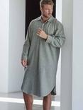 British Boxers Herringbone Brushed Cotton Nightshirt, Whitby Jet