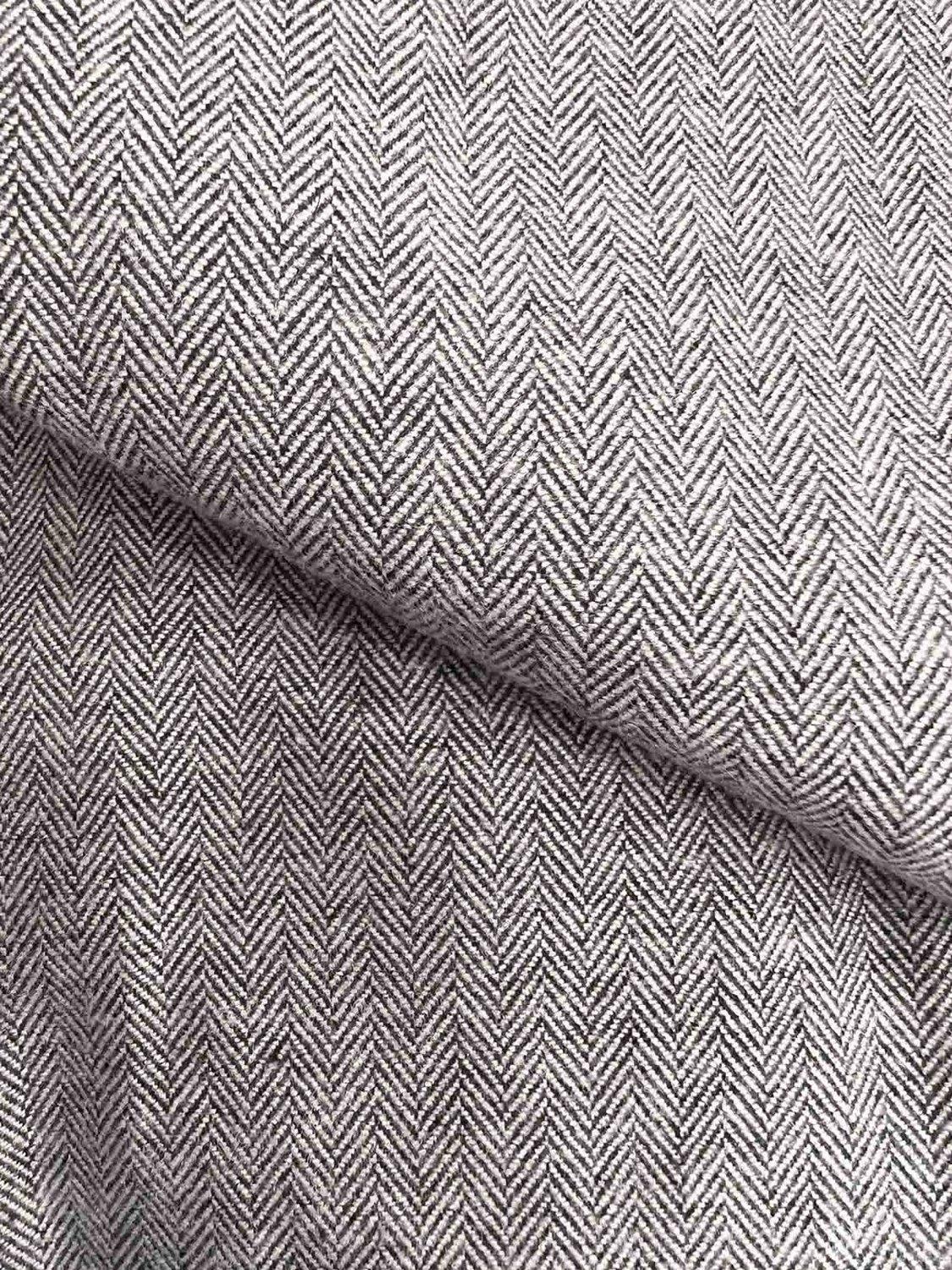 Product image 4 of 4, which shows British Boxers Herringbone Brushed Cotton Nightshirt, Whitby Jet, S