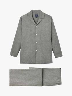 British Boxers Brushed Cotton Pyjamas - view 2, Whitby Jet