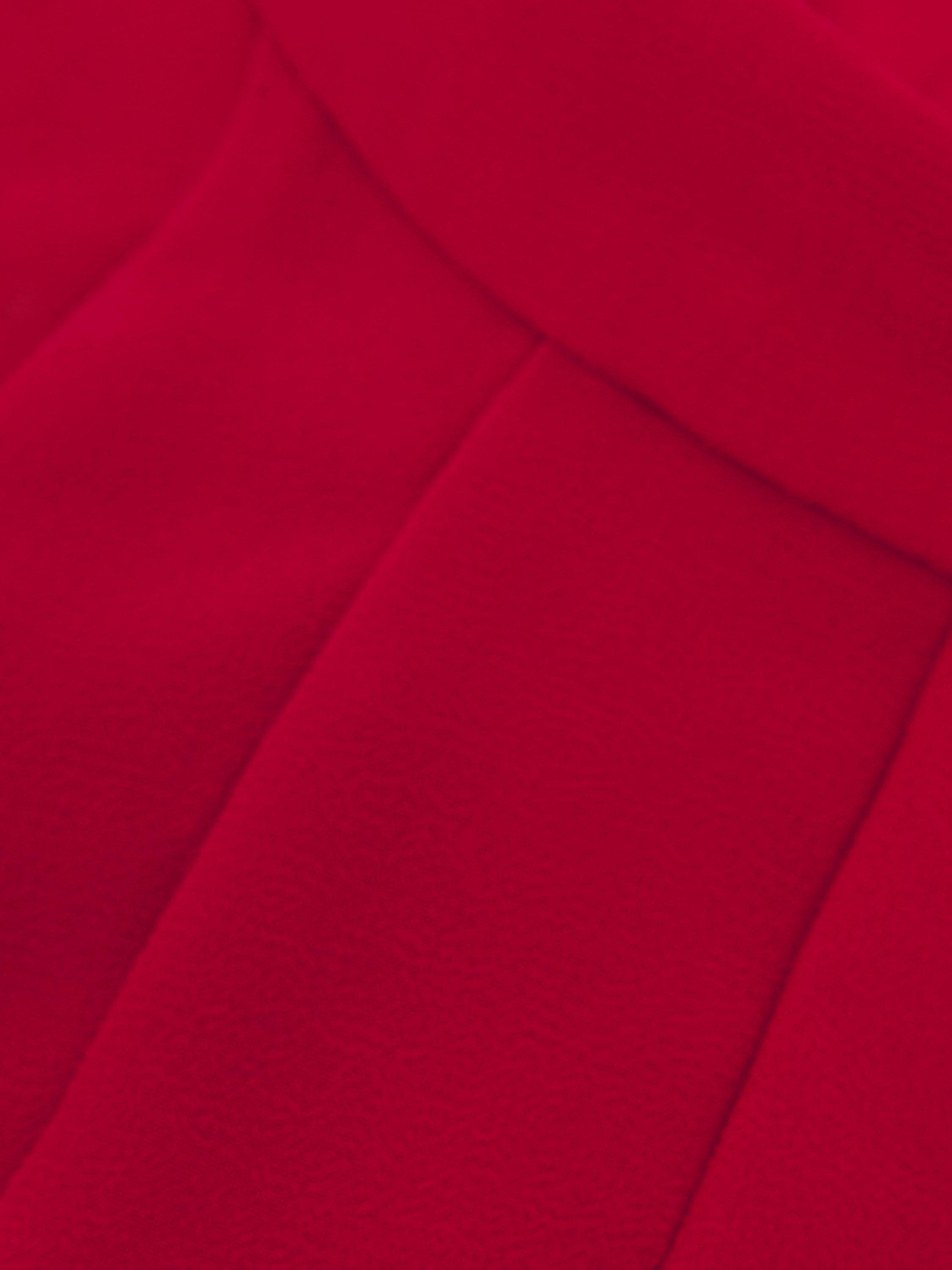 Product image 6 of 7, which shows Phase Eight Helena Ruffle Midi Dress, Red, 20