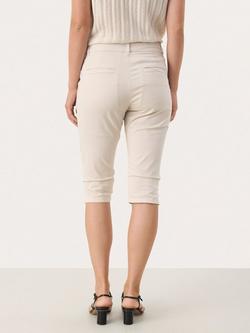Part Two RenataPW Cotton Stretch Chino Shorts - view 2, Natural Beige