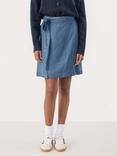 Part Two Makita Denim Mini Skirt, Mid Blue