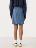 Part Two Makita Denim Mini Skirt, Mid Blue