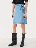 Part Two Makita High Waist Denim Mini Skirt, Light Blue