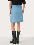 Part Two Makita High Waist Denim Mini Skirt, Light Blue