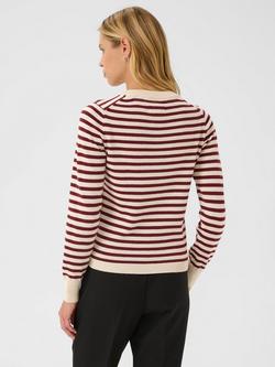 Part Two Gertie Stripe Jumper - view 2, Red/Multi