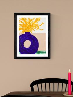 EAST END PRINTS Lucy Muss 'Mimosa Forever' Framed Print, 43.4 x 33.4cm - view 2, Black Frame