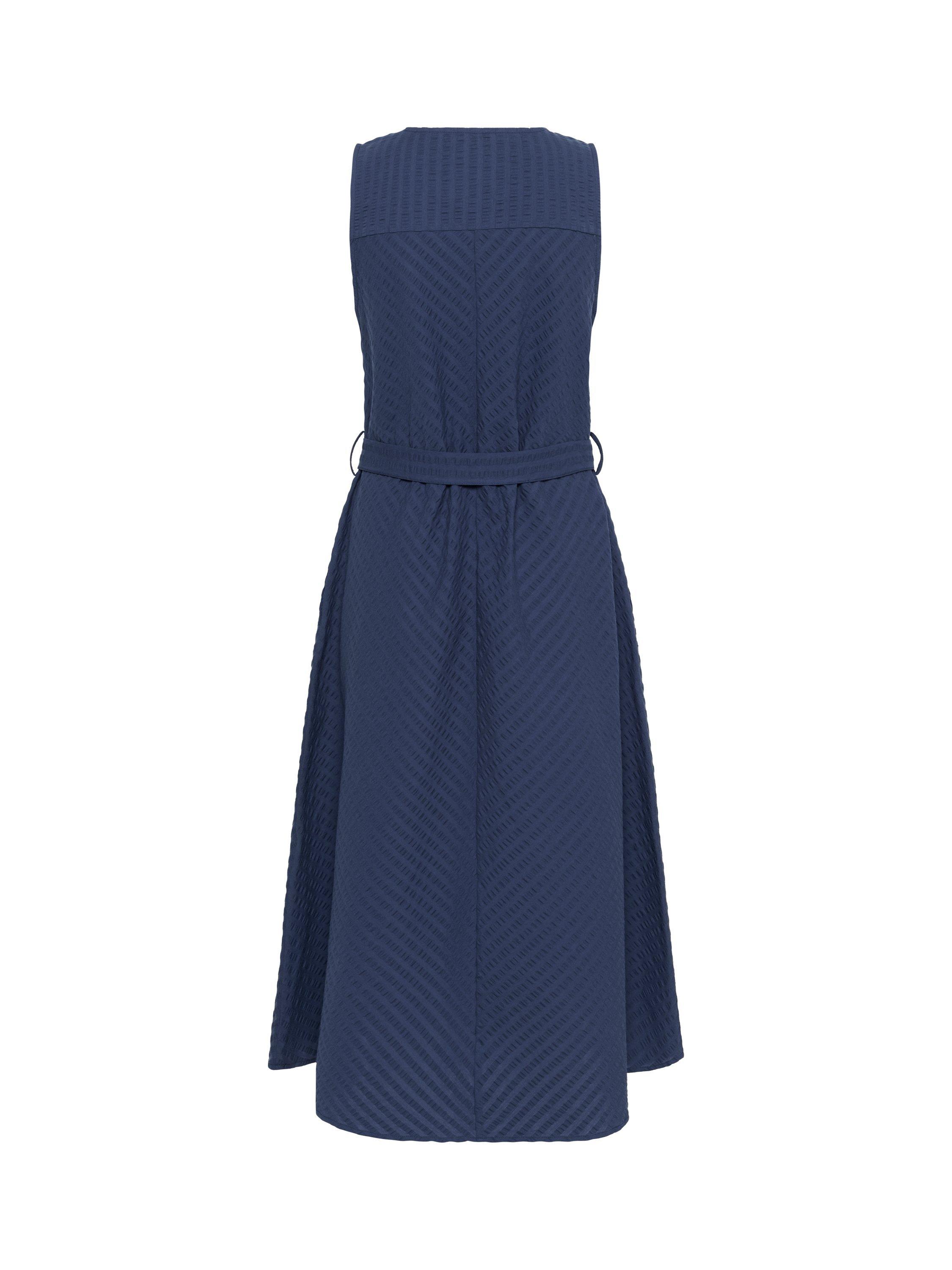 Product image 6 of 6, which shows Part Two Astra V-Neck Midi Dress, Mid Blue, 8