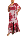 FASHION SZN Curve Floral Maxi Dress, Pink/Multi