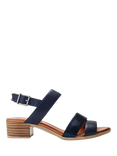 Moda in Pelle Kala Leather Block Heel Strappy Sandals