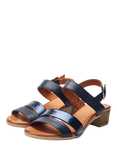 Moda in Pelle Kala Leather Block Heel Strappy Sandals