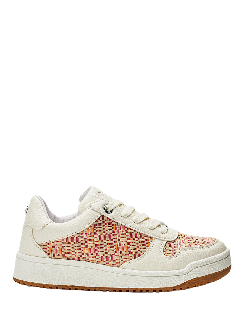 Product image 1 of 4, which shows Moda in Pelle Betula Lace Up Trainers, Pink, 3