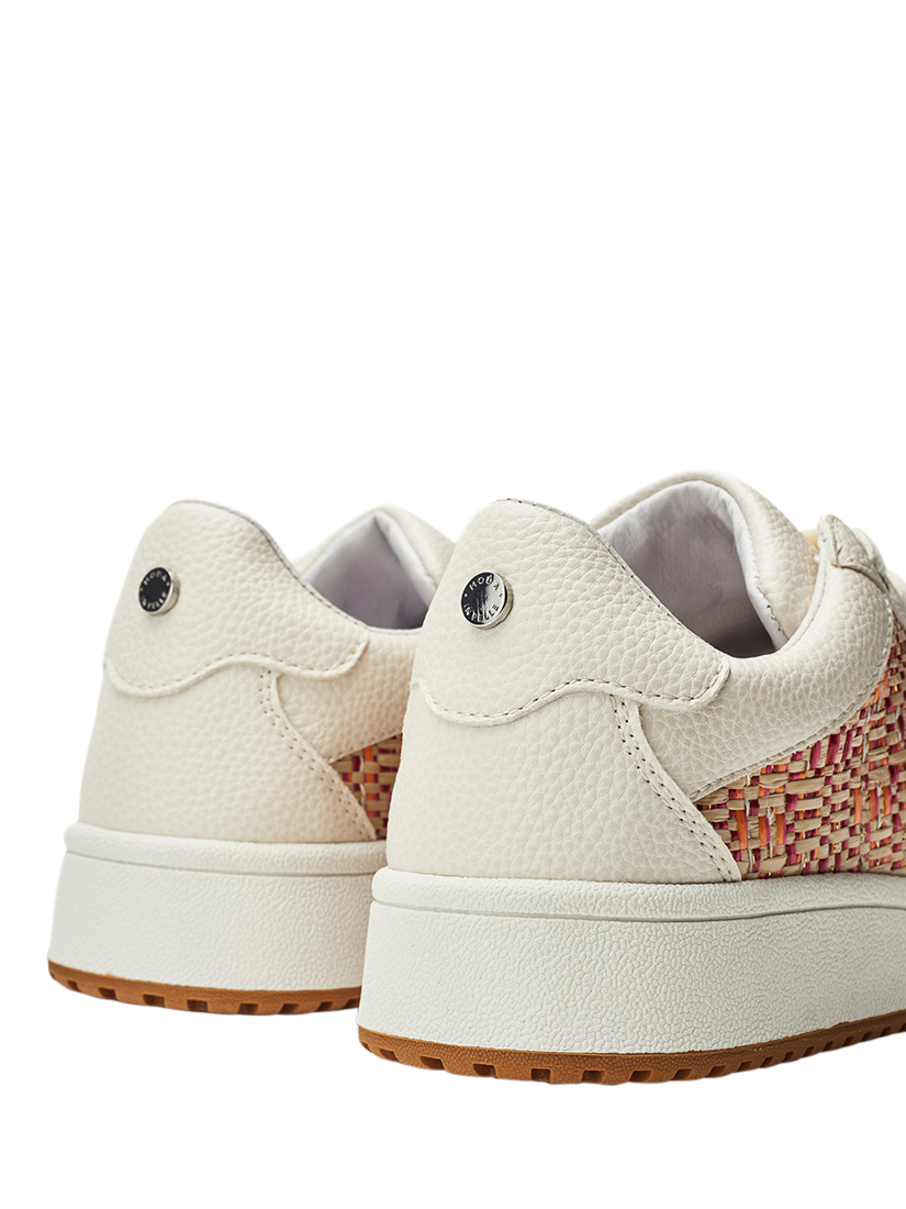 Product image 3 of 4, which shows Moda in Pelle Betula Lace Up Trainers, Pink, 3