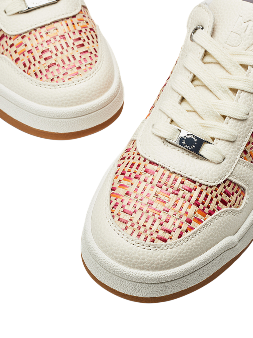 Product image 4 of 4, which shows Moda in Pelle Betula Lace Up Trainers, Pink, 3