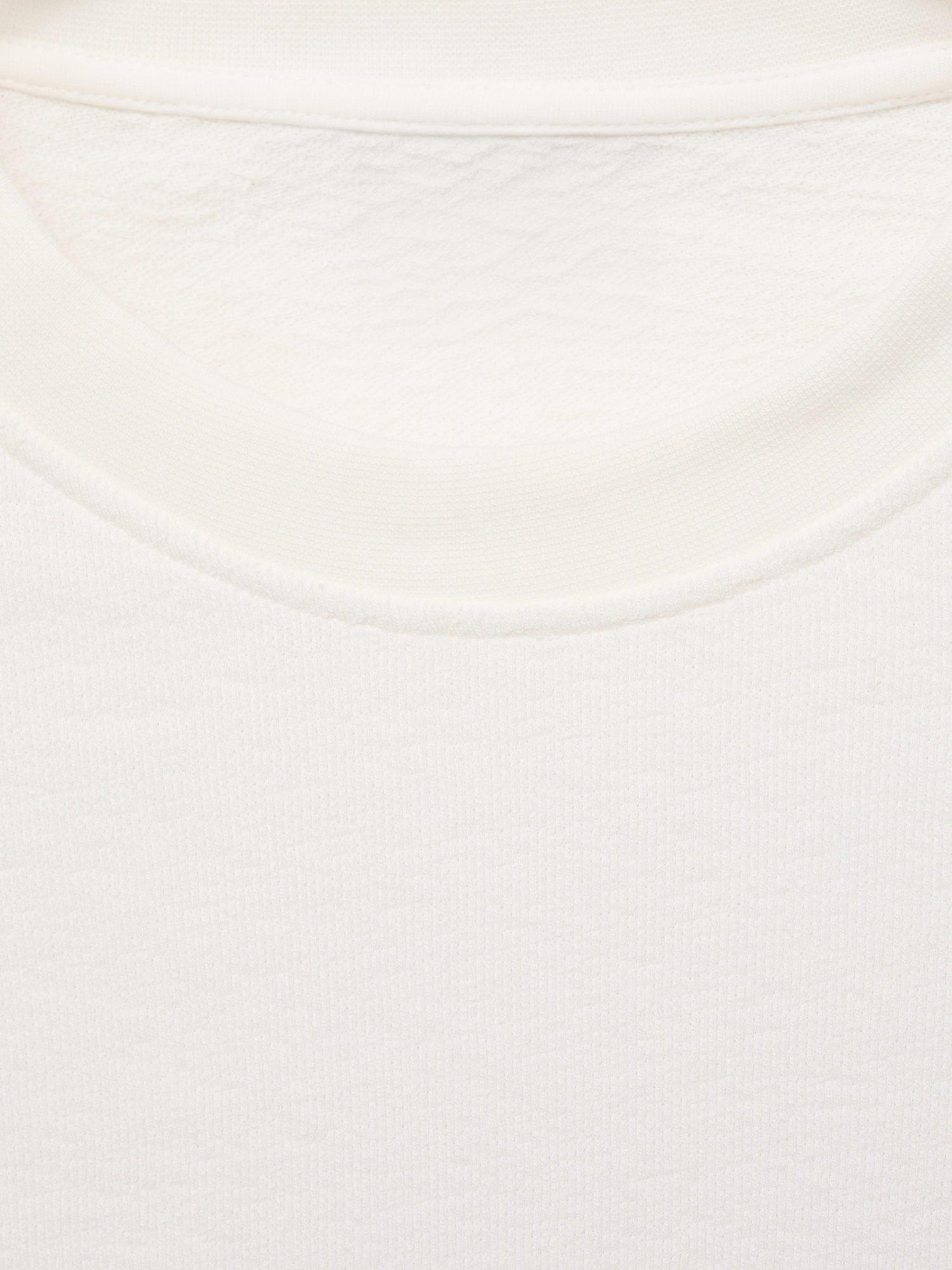 Product image 8 of 8, which shows Mango Roland Cotton T-Shirt, Cream, S