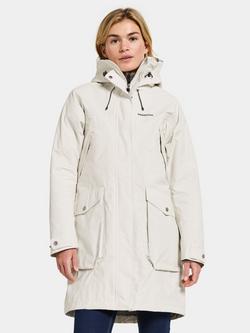 Didriksons Thelma Waterproof Parka, White Foam