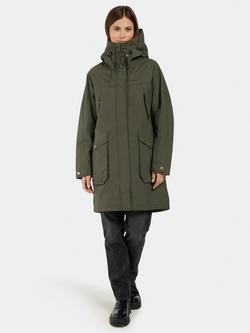 Didriksons Thelma Waterproof Parka - view 2, Deep Green