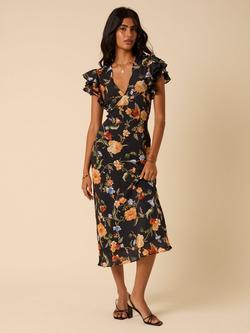 Nobody's Child Layla Occasion Floral Print Midi Dress, Multi