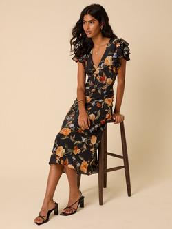 Nobody's Child Layla Occasion Floral Print Midi Dress - view 2, Multi