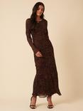 Nobody's Child Clarissa Occasion Animal Print Midi Dress