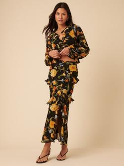 Nobody's Child Kamala Ruffle Floral Skirt, Multi, Multi