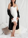 Pretty You London Bamboo Chemise, Cream