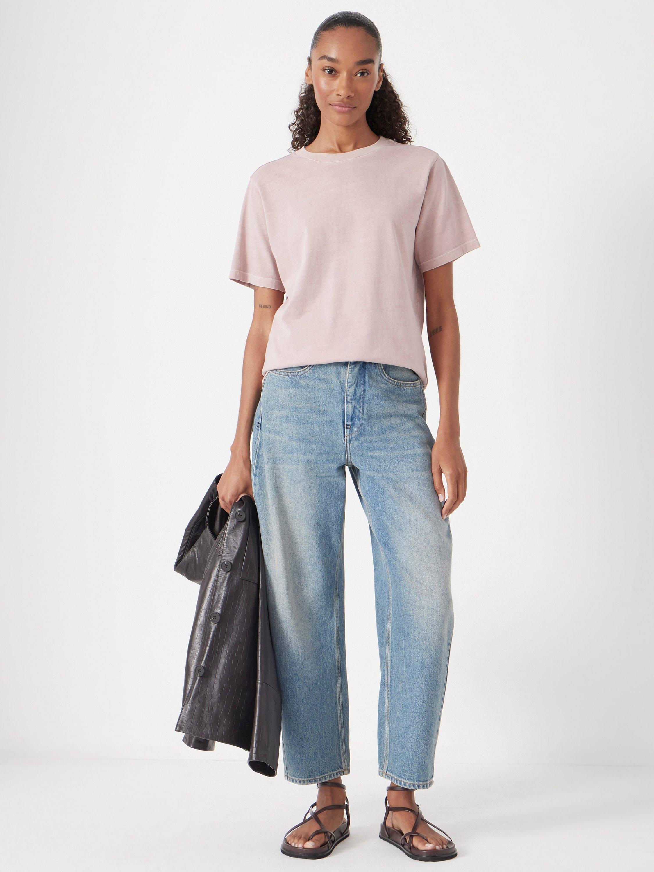 Product image 2 of 5, which shows HUSH Rosie Regular Fit T-Shirt, Rosewood Pink, XXS