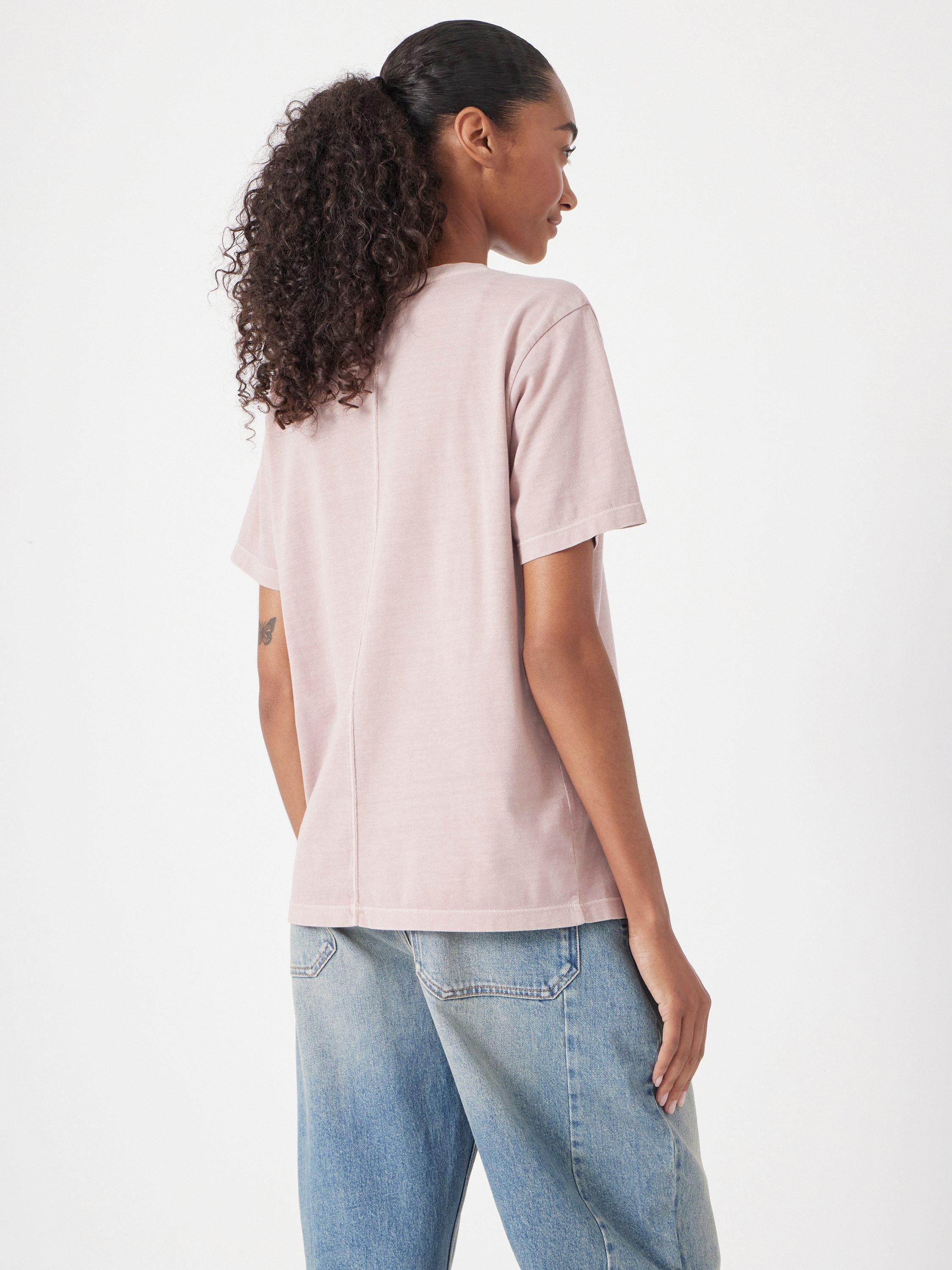 Product image 3 of 5, which shows HUSH Rosie Regular Fit T-Shirt, Rosewood Pink, XXS