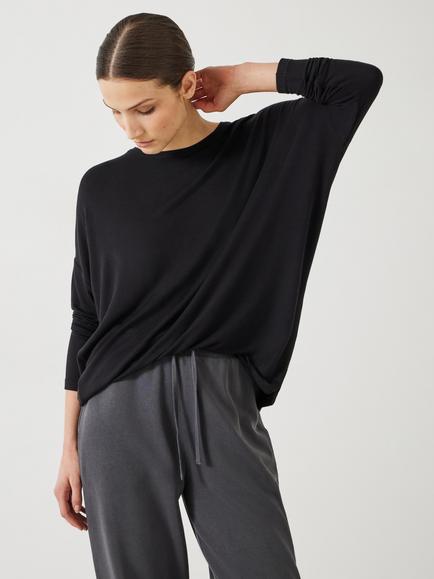 HUSH Gillian Top - view 2, Black