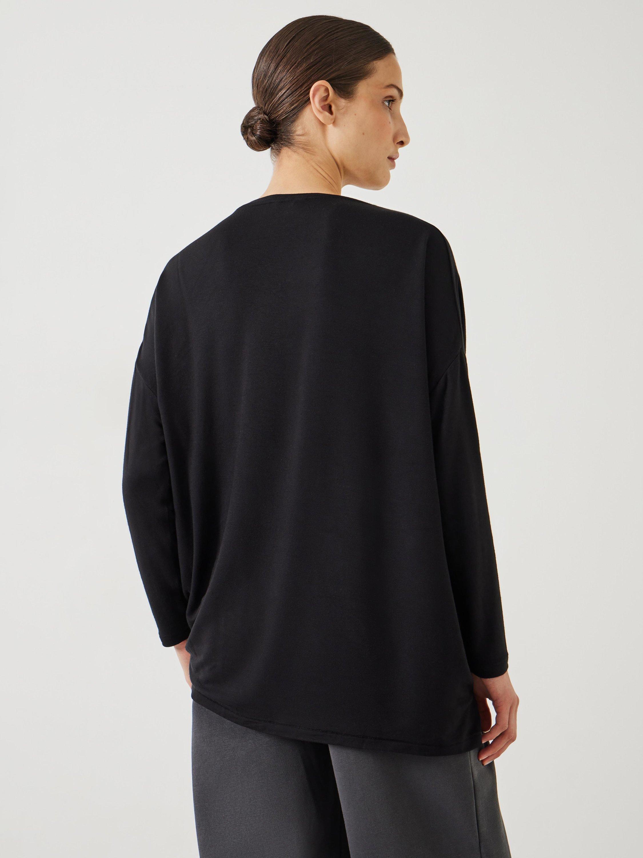 Product image 3 of 5, which shows HUSH Gillian Top, Black, XS-S