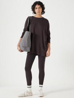 HUSH Gillian Top - view 2, Chocolate Brown