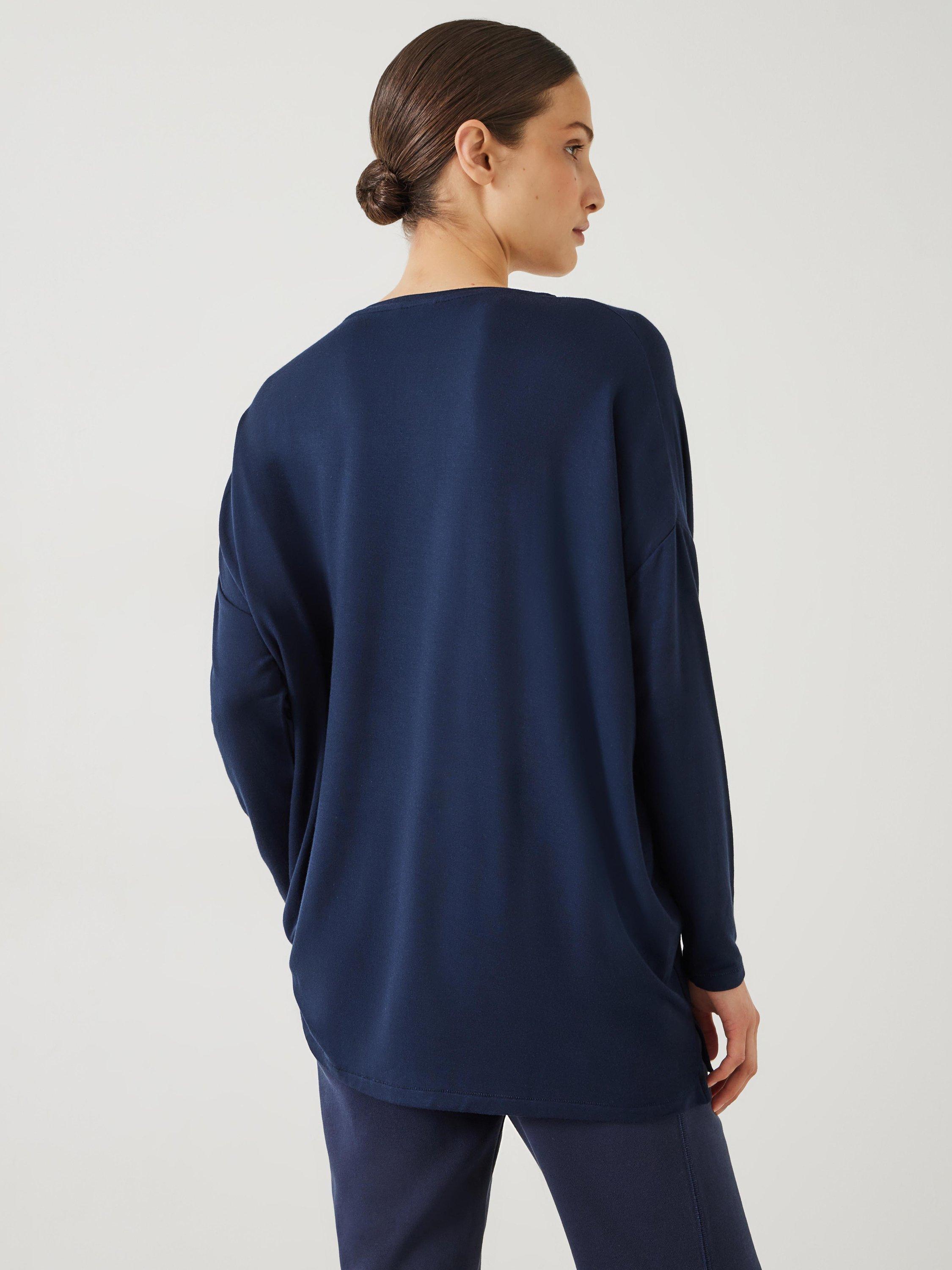 Product image 3 of 5, which shows HUSH Gillian Top, Midnight, XS-S