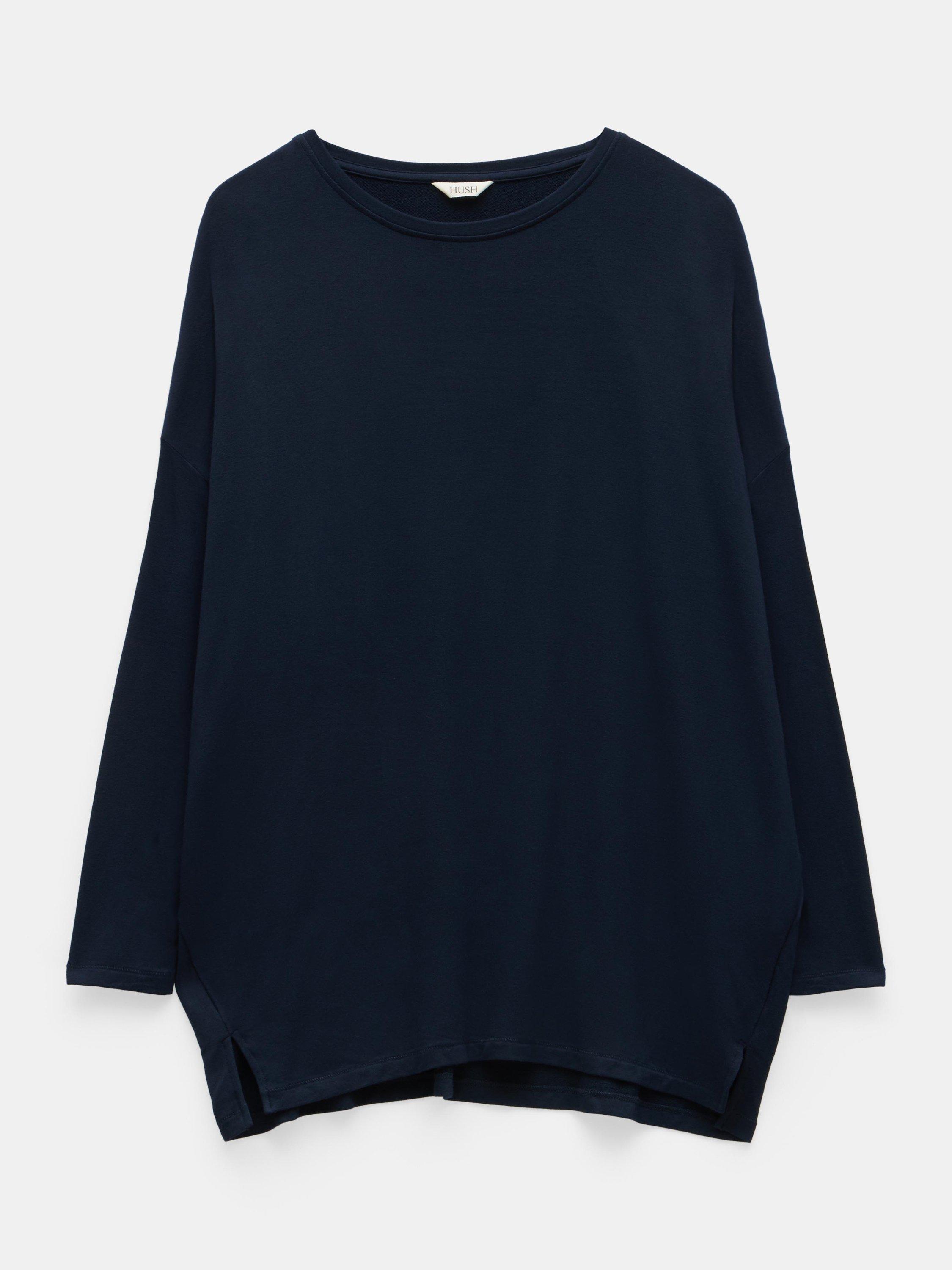 Product image 5 of 5, which shows HUSH Gillian Top, Midnight, XS-S