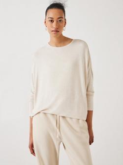 HUSH Gillian Top, Oatmeal Marl