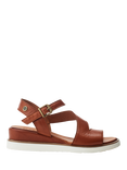 Moda in Pelle Kapur Leather Strappy Sandals, Tan
