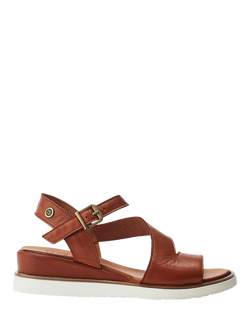 Moda in Pelle Kapur Leather Strappy Sandals, Tan, Tan