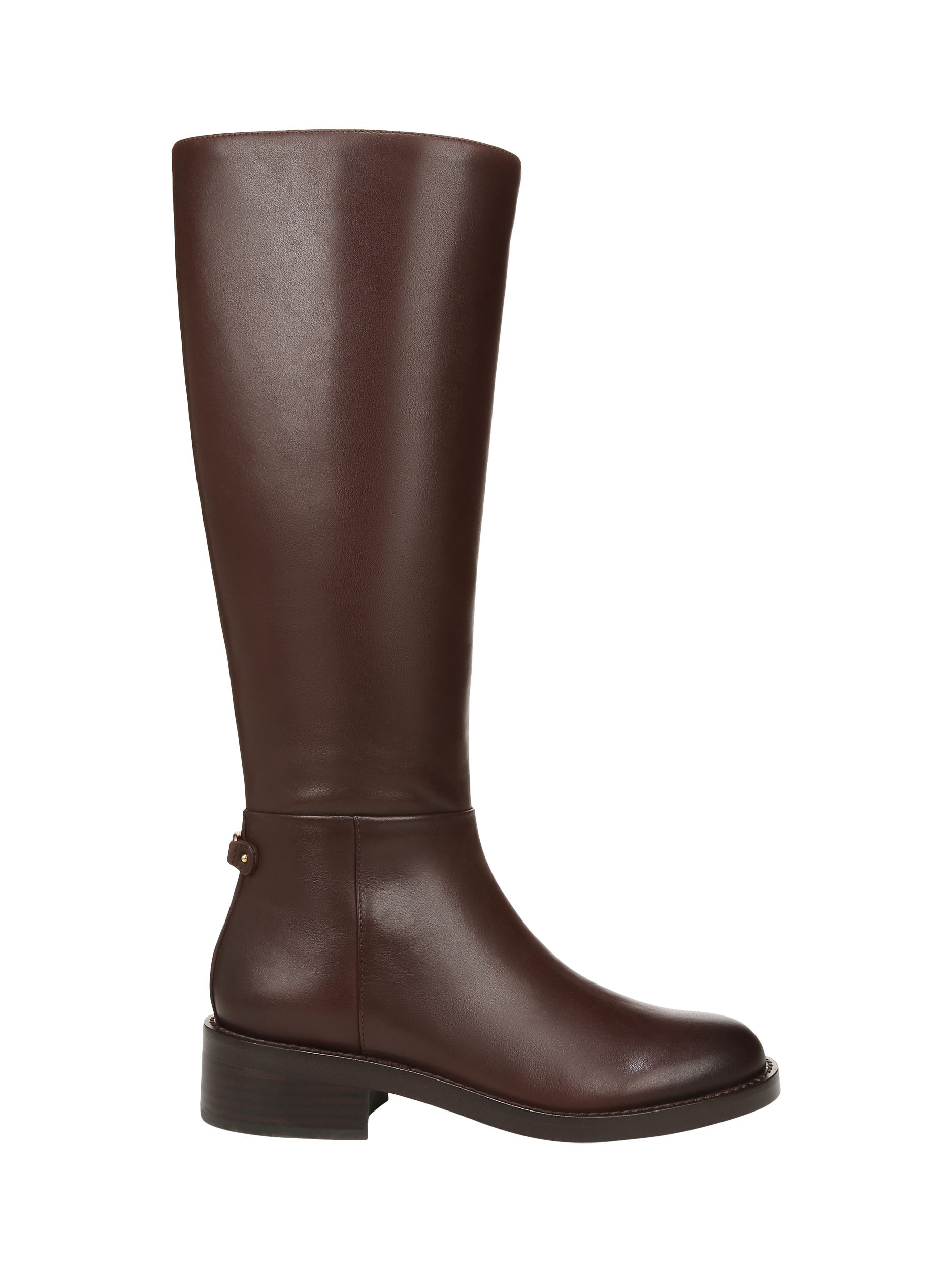 Product image 1 of 6, which shows Sam Edelman Milla Leather Knee High Boots, Spiced Pecan, 3