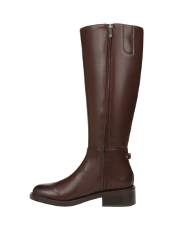 Sam Edelman Milla Leather Knee High Boots, Spiced Pecan - view 2, Spiced Pecan