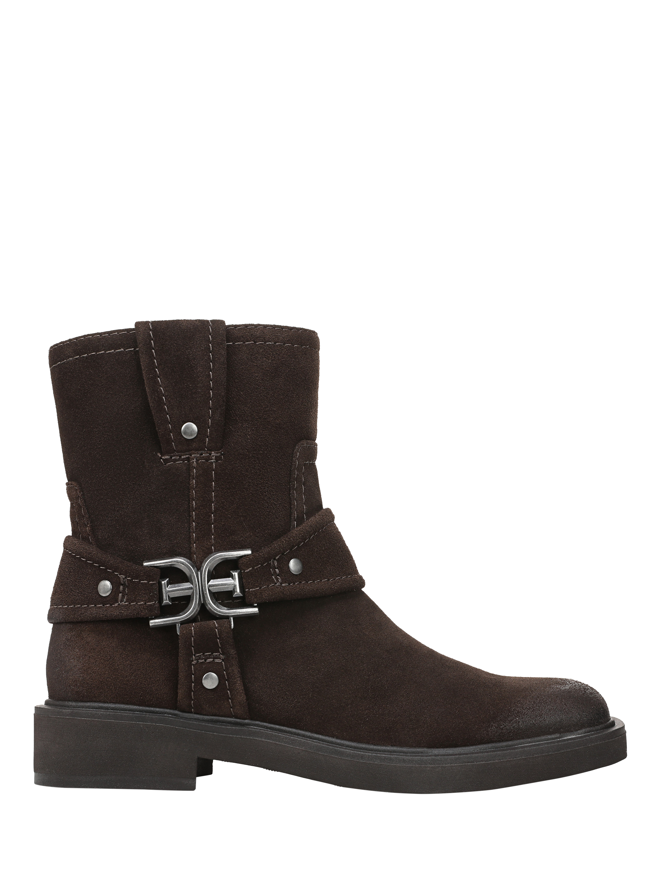 Product image 1 of 6, which shows Sam Edelman Narra Ankle Boots, Dark Brownstone, 3