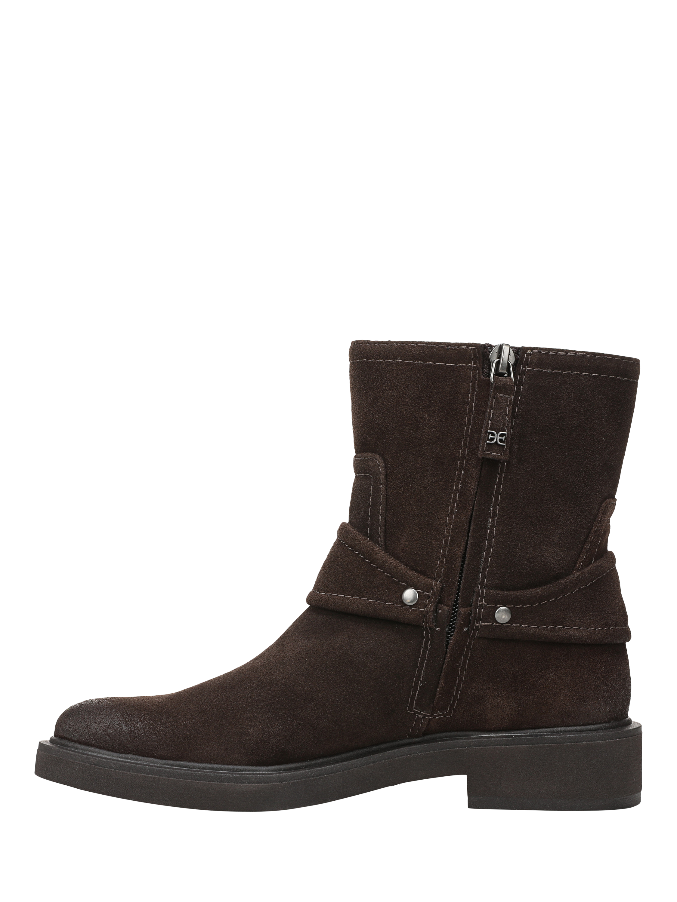 Product image 2 of 6, which shows Sam Edelman Narra Ankle Boots, Dark Brownstone, 3
