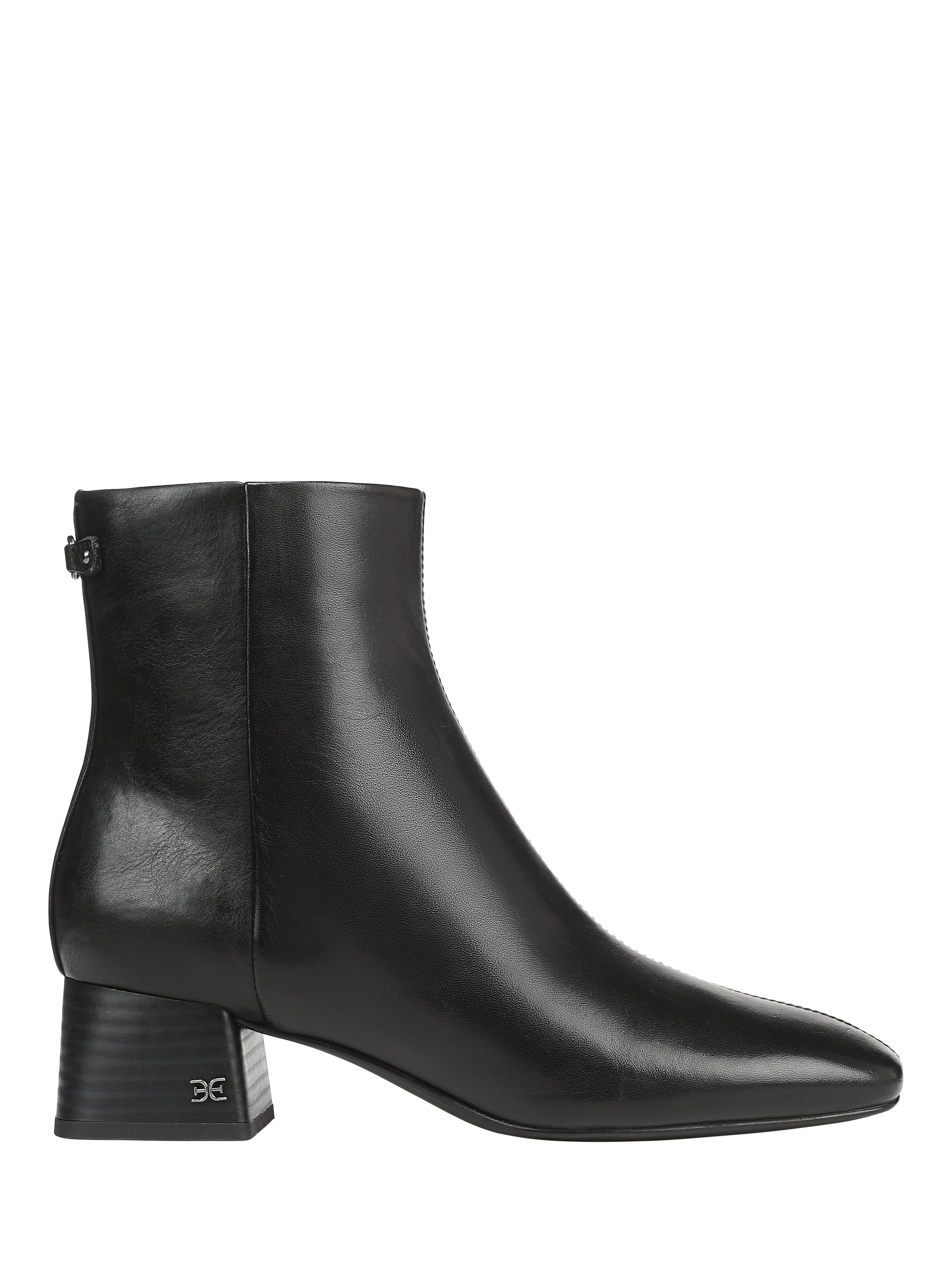 Product image 1 of 6, which shows Sam Edelman Paige Leather Ankle Boots, Black, 3
