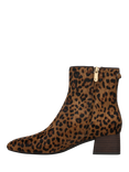 Sam Edelman Paige Suede Print Ankle Boots, Brown/Multi