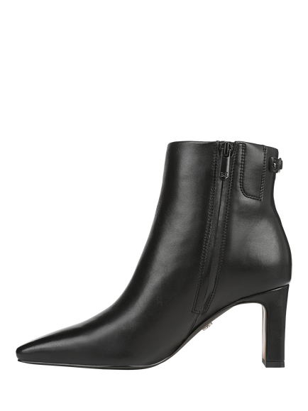 Sam Edelman Saige Leather Ankle Boots - view 2, Black