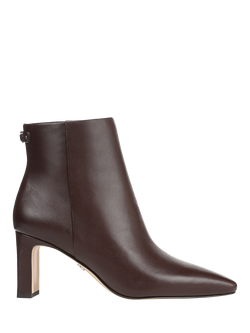 Sam Edelman Saige Leather Ankle Boots, Spiced Pecan