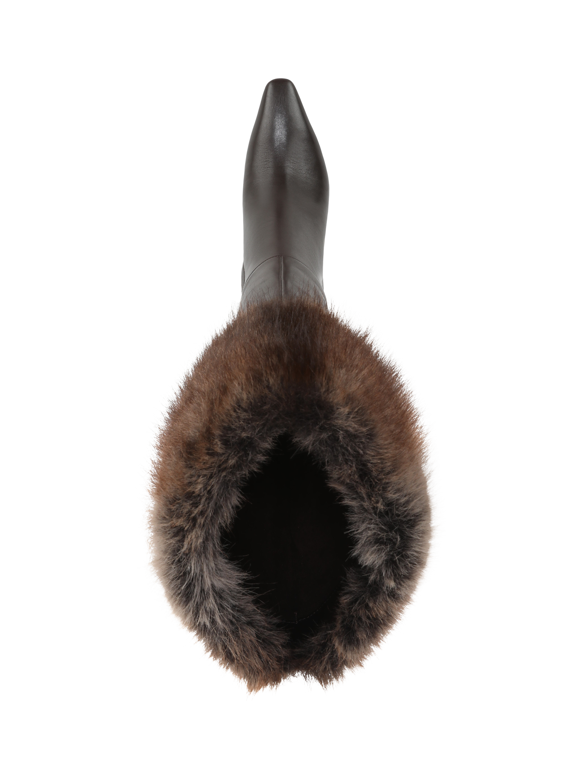 Product image 5 of 6, which shows Sam Edelman Sylvia Cosy Leather Knee High Boots, Brown/Multi, 4