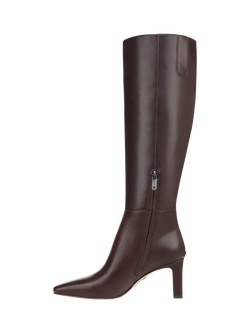 Sam Edelman Sylvia Leather Knee High Boots, Spiced Pecan - view 2, Spiced Pecan