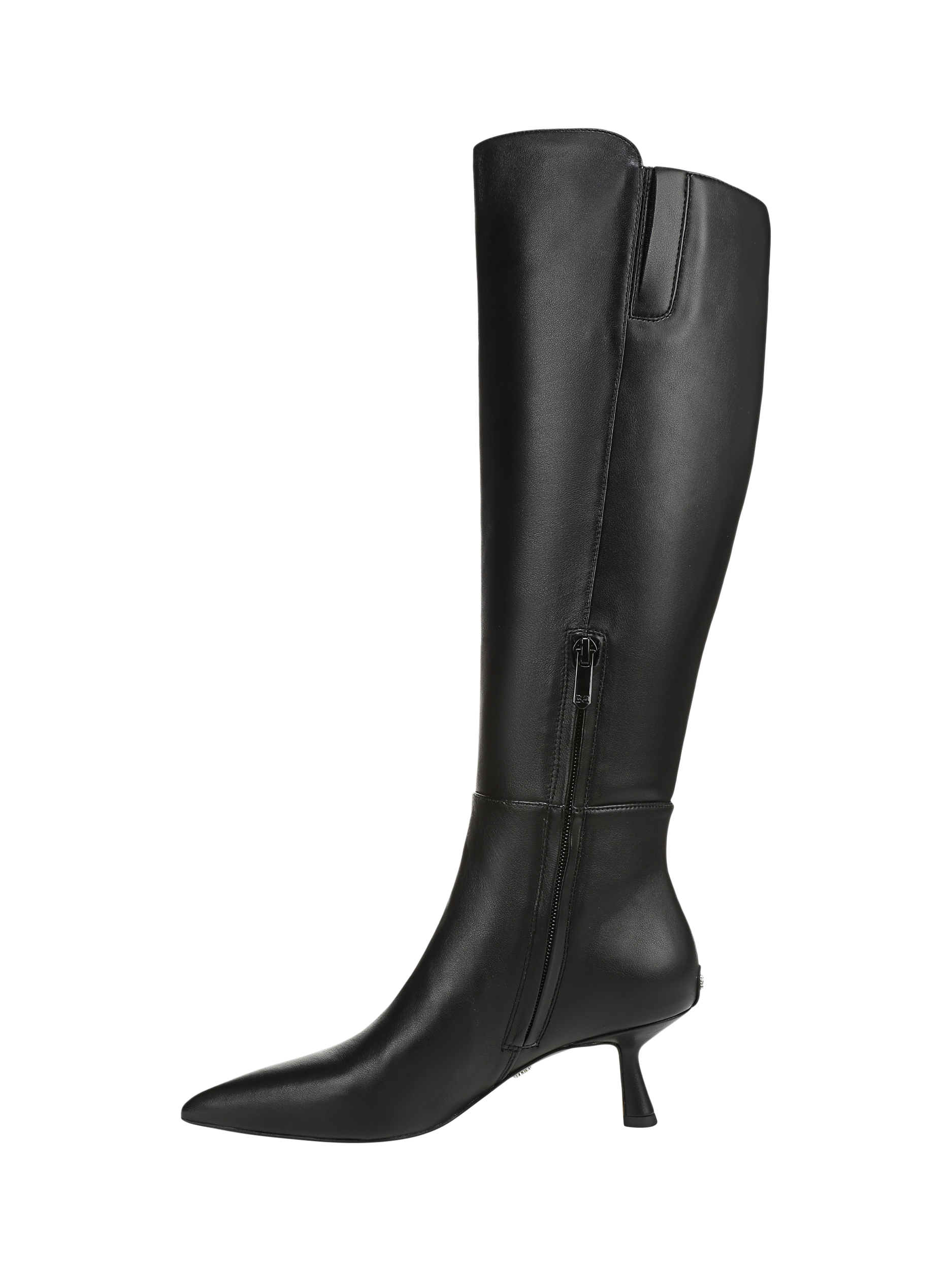 Product image 2 of 6, which shows Sam Edelman Taylin Leather Knee High Boots, Black, 3